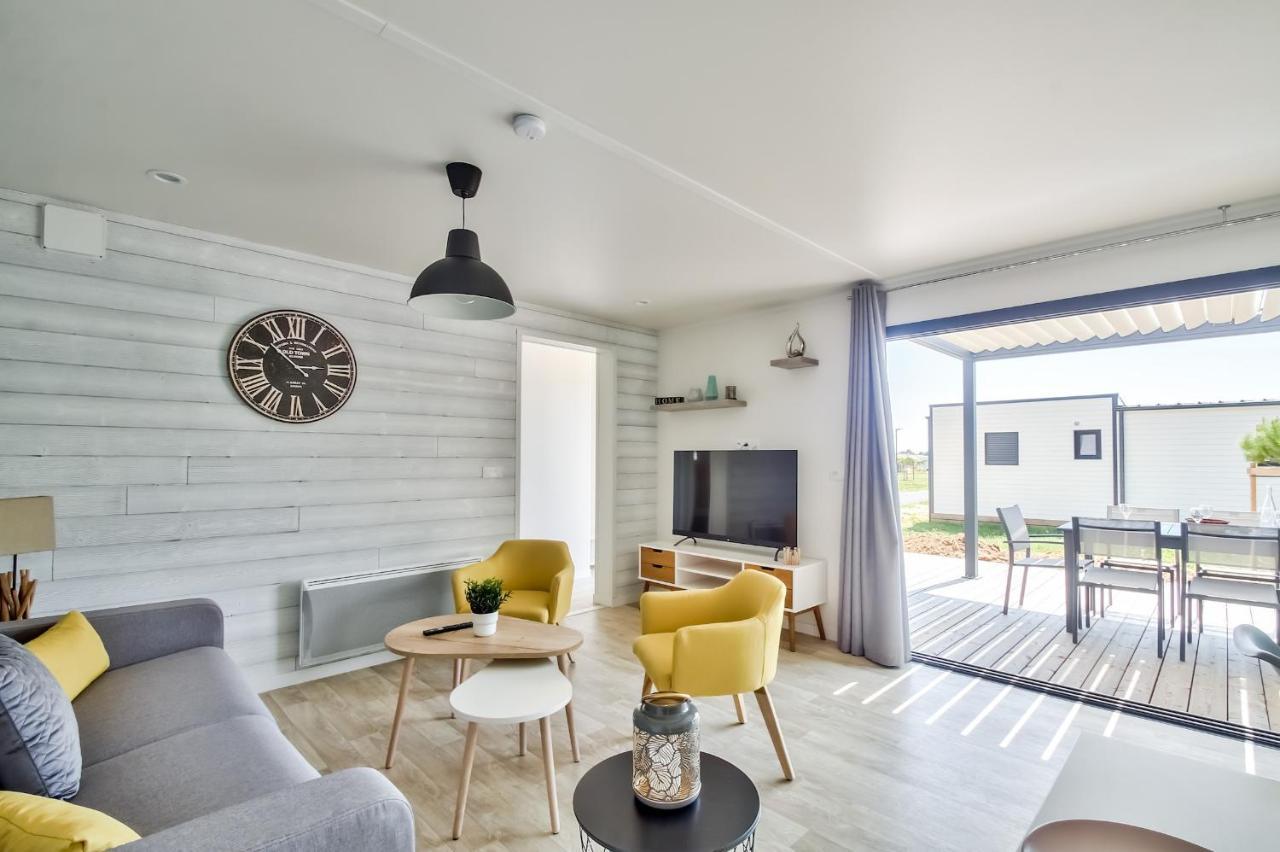 Chalet Pour 8 Dans Residence Avec Piscine Chauffee Brétignolles-sur-Mer Exterior foto