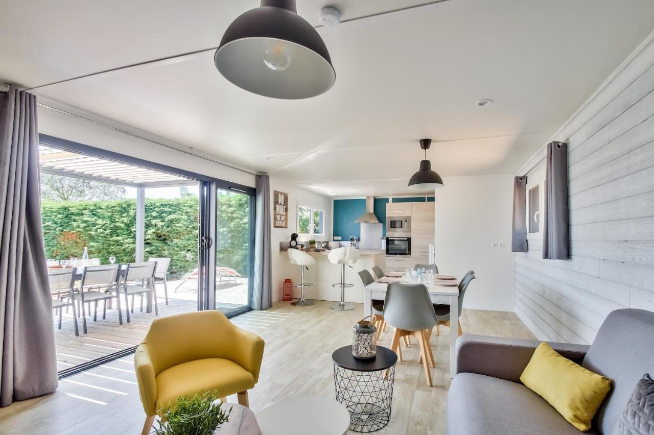 Chalet Pour 8 Dans Residence Avec Piscine Chauffee Brétignolles-sur-Mer Exterior foto