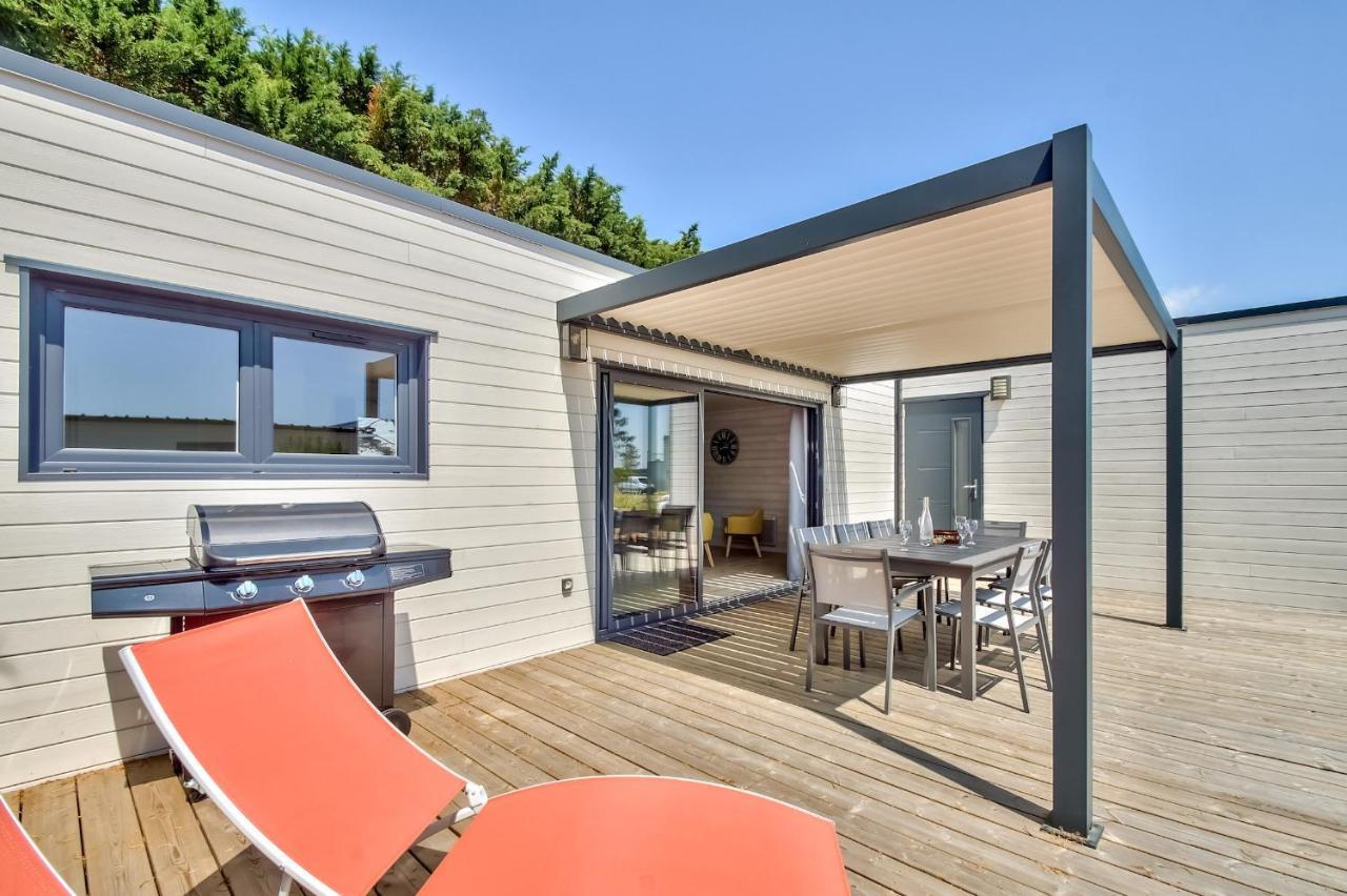 Chalet Pour 8 Dans Residence Avec Piscine Chauffee Brétignolles-sur-Mer Exterior foto