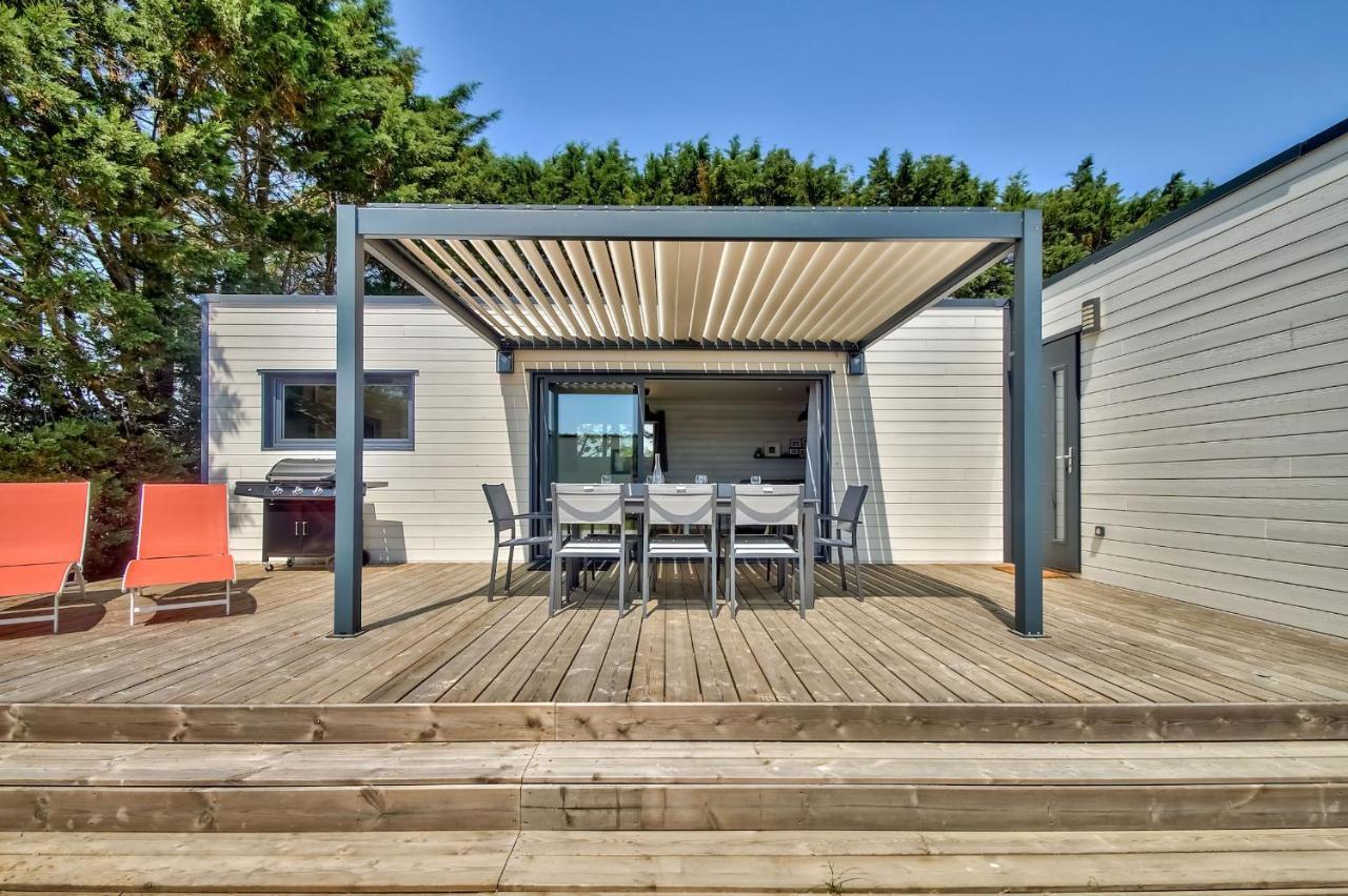 Chalet Pour 8 Dans Residence Avec Piscine Chauffee Brétignolles-sur-Mer Exterior foto